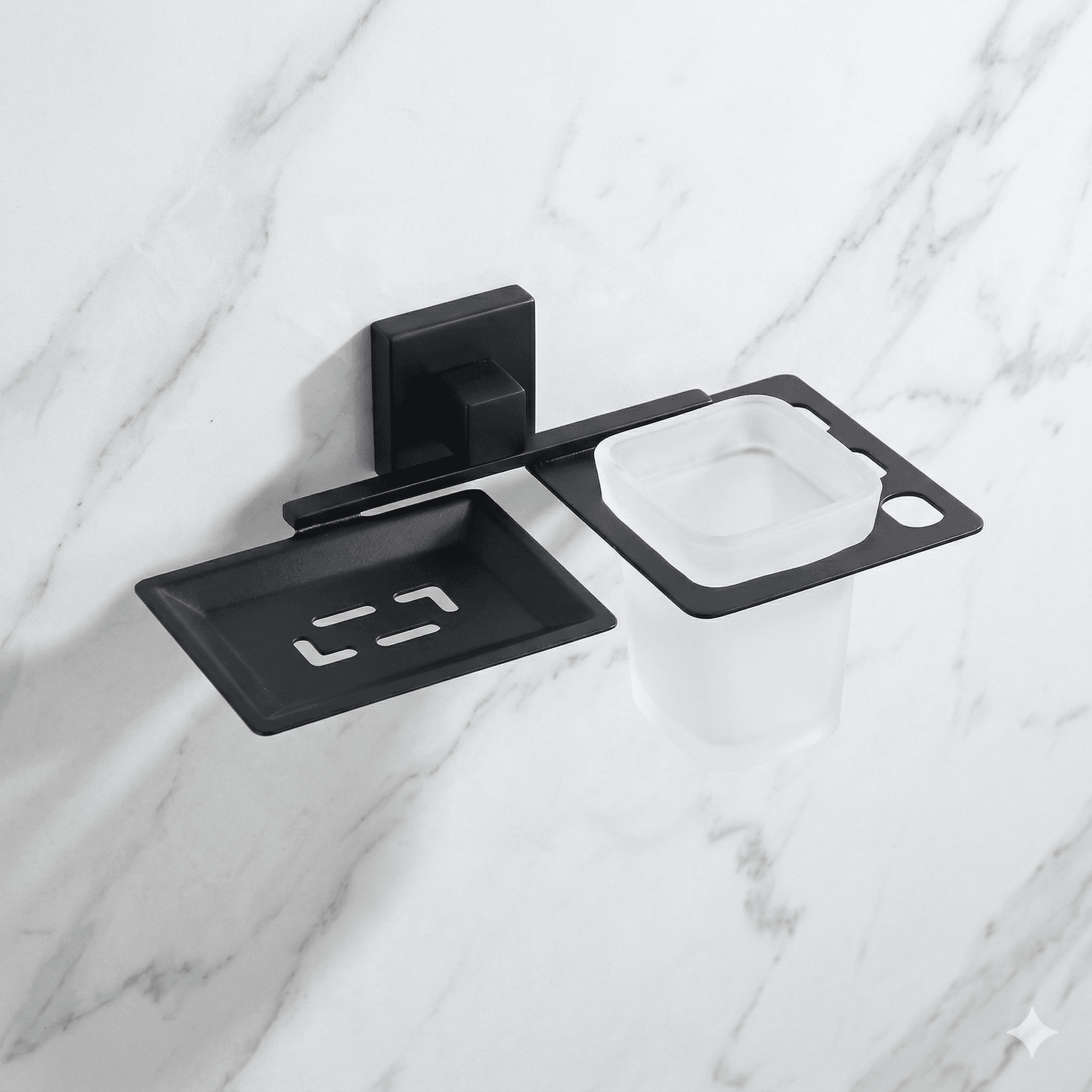 EISEN Soap with Tumbler Holder — Model ARB-08, premium stainless steel bathroom accessory