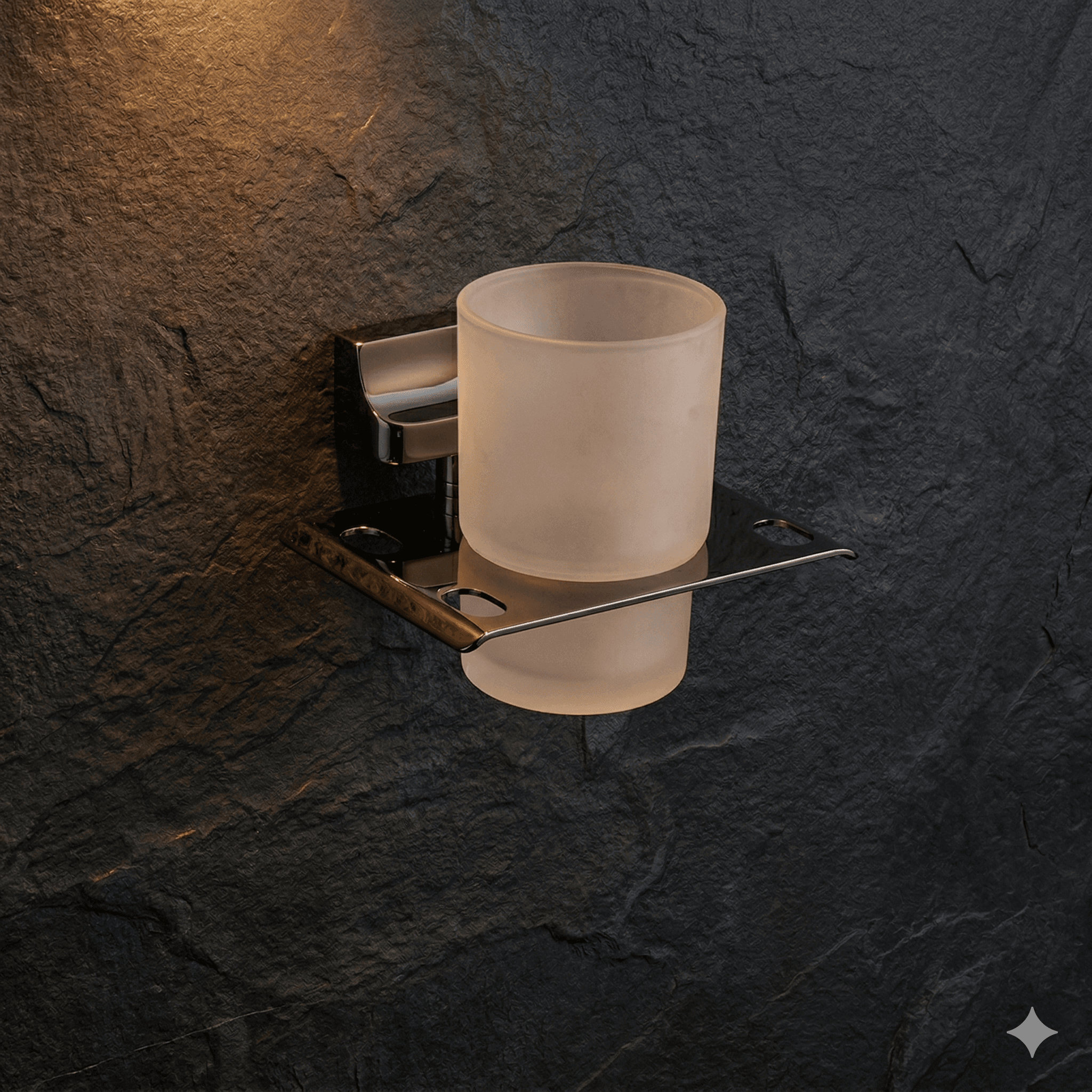 EISEN Tumbler Holder — Model MN-03, premium stainless steel bathroom accessory