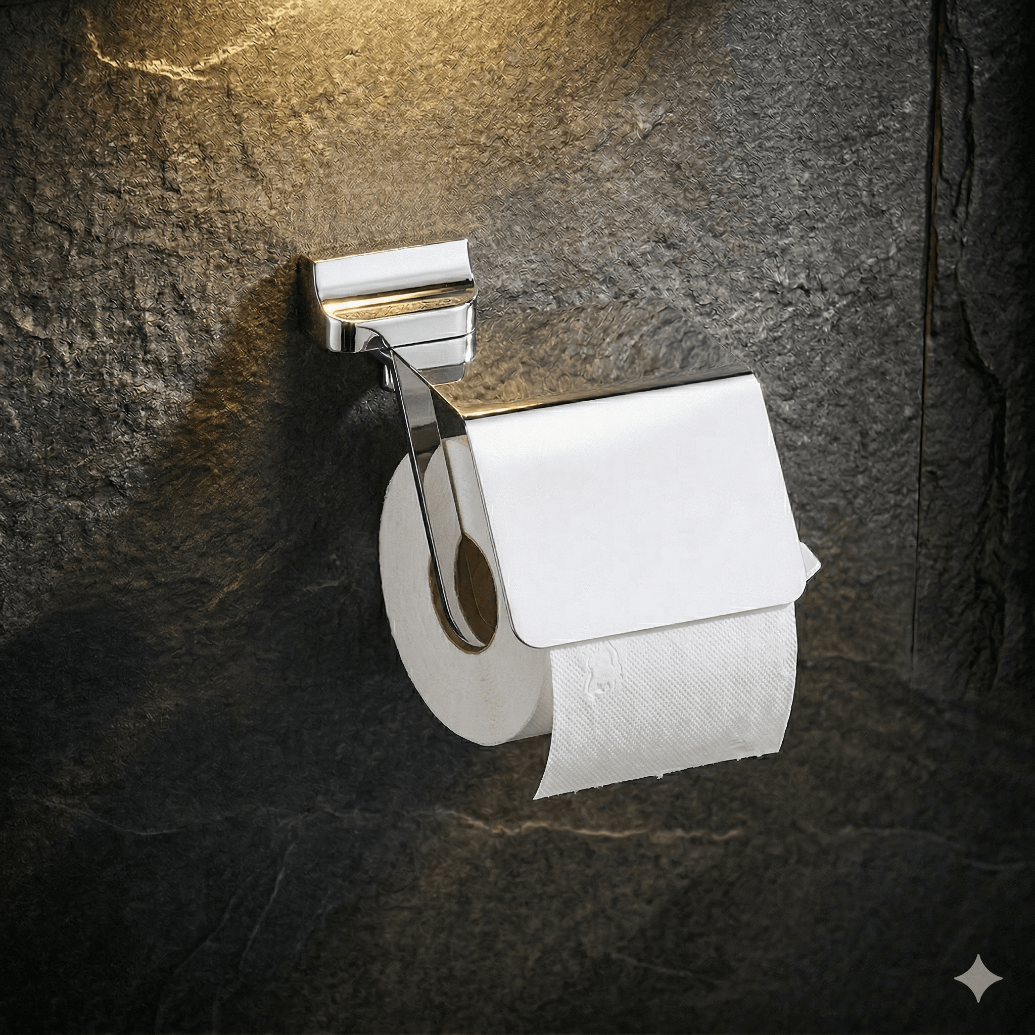 EISEN Paper Holder — Model MN-10, premium stainless steel bathroom accessory