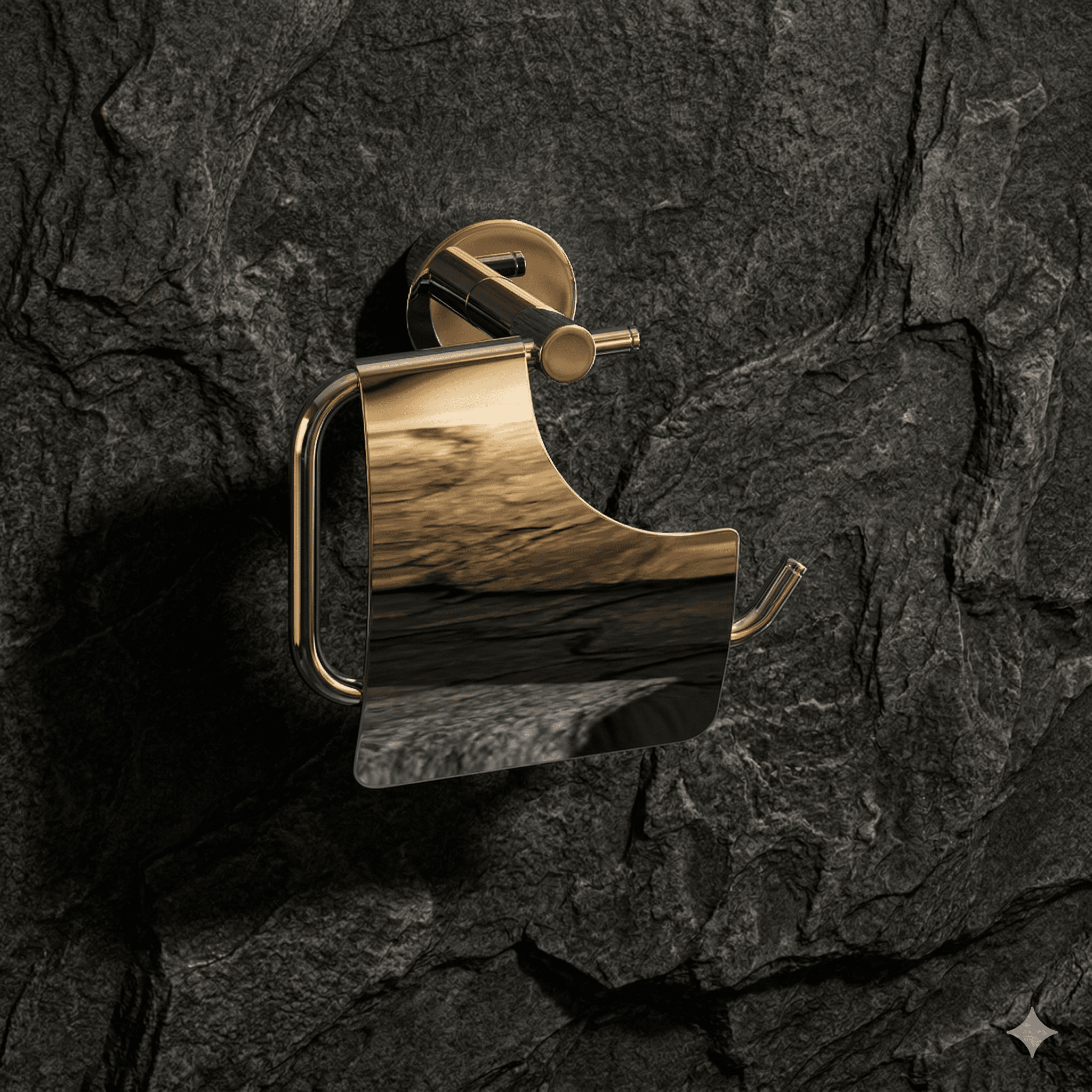 EISEN Paper Holder — Model OP-10, premium stainless steel bathroom accessory